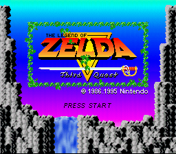 BS Zelda Map One - Goriya Version Title Screen
